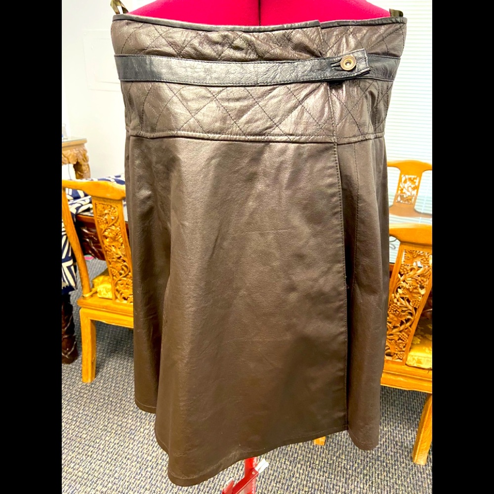 Newport News Leather skirt